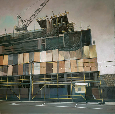 Bruce Baycroft - Scaffolding Lygon Street