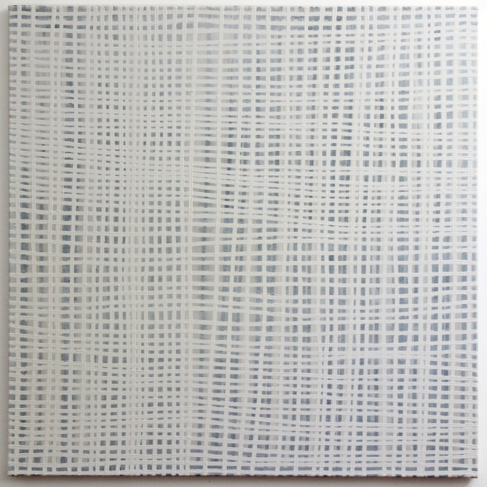 Terri Brooks - White Linear Grid