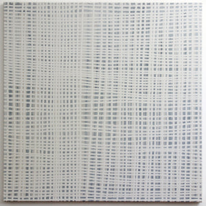 Terri Brooks - White Linear Grid