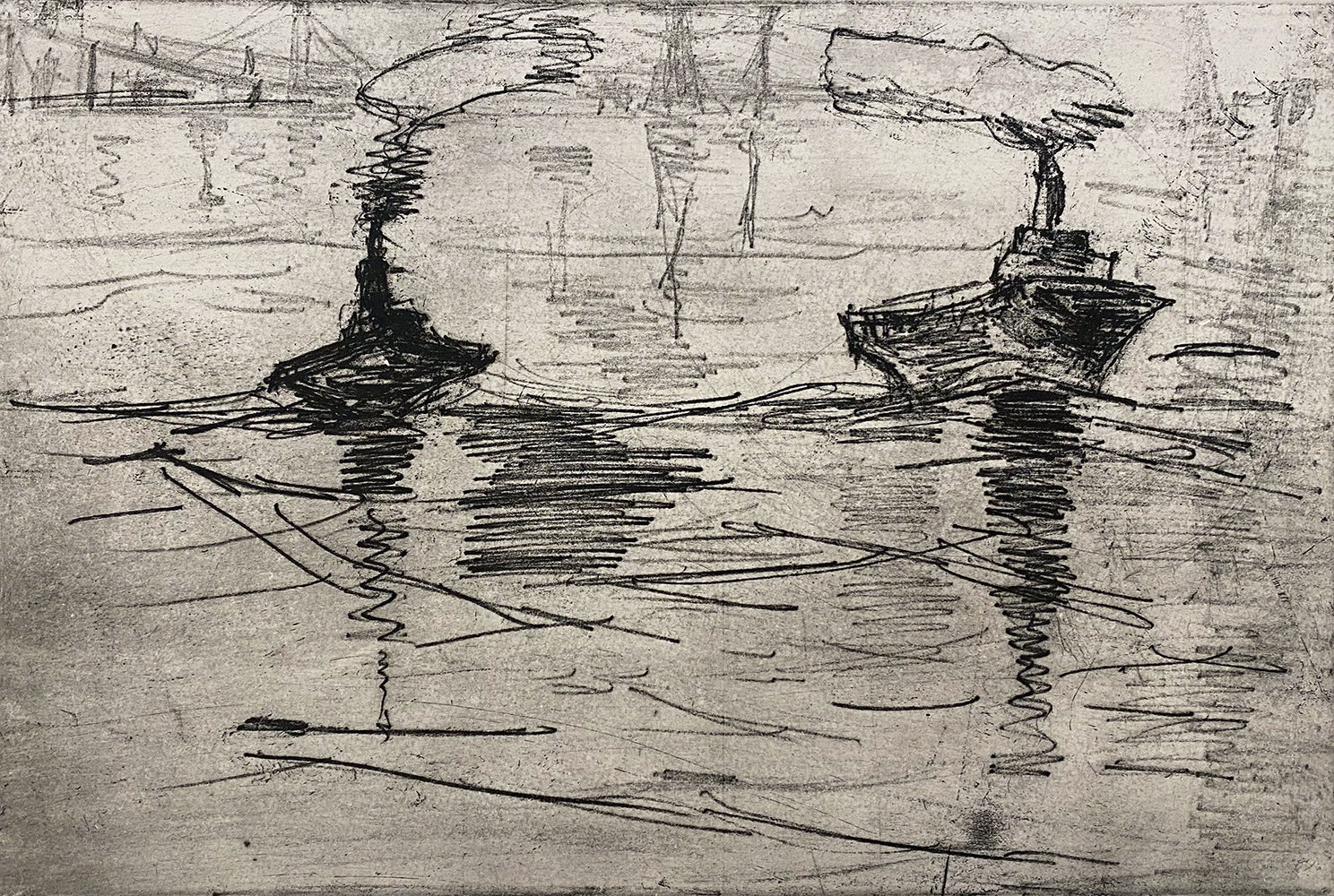 Louise Donovan - Two Boats on the River