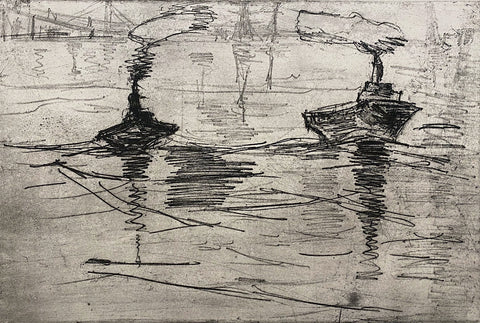 Louise Donovan - Two Boats on the River