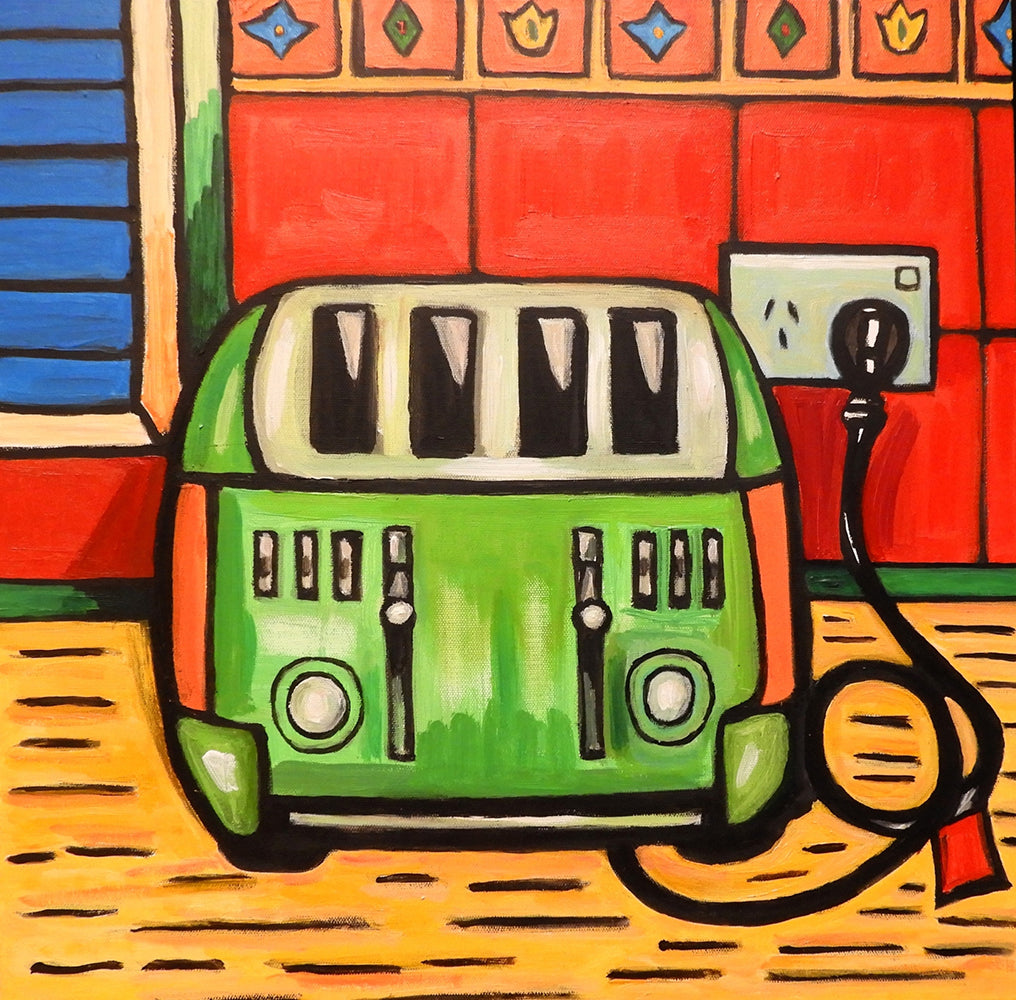 Sharman Feinberg - The green and orange toaster