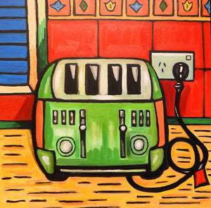 Sharman Feinberg - The green and orange toaster