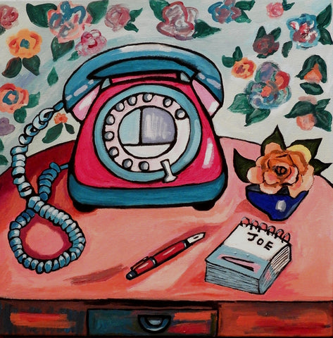 Sharman Feinberg - Vintage telephone with Just Joey