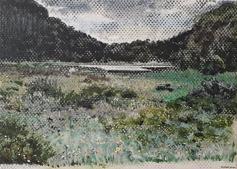 Elizabeth Tarrant - Mt Buffalo 18 Jan, A Late Afternoon Painting